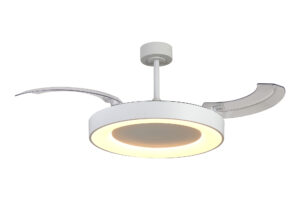 Ceiling Fans - Mantra Niseko Fan L 62cm 40W LED Dimmable Ceiling Light With Built-In 40W DC Fan 2700-5000K White (M9057)