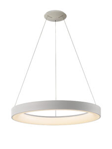 Ceiling Pendants - Mantra Niseko II Ring Pendant 65cm 50W LED 2700K-5000K Tuneable 3760lm & APP White (M8569)