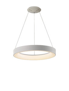 Ceiling Pendants - Mantra Niseko II Ring Pendant 50cm 40W LED 2700K-5000K Tuneable 2950lm & APP White (M8570)