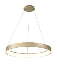 Ceiling Pendants - Mantra Niseko II Ring Pendant 65cm 50W LED 2700K-5000K Tuneable 3760lm & APP Gold (M8573)