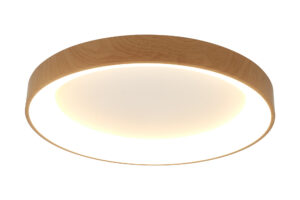 Ceiling Lighting - Mantra Niseko II Ring Ceiling 65cm 50W LED 2700K-5000K Tuneable 3760lm & APP Wood (M8586)