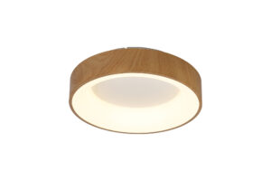 Ceiling Lighting - Mantra Niseko II Ring Ceiling 38cm 30W LED 2700K-5000K Tuneable 2250lm & APP Wood (M8588)