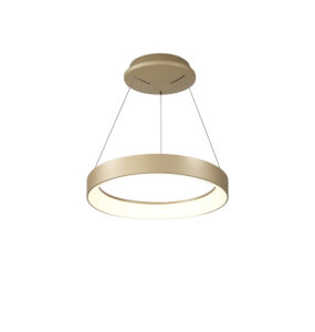 Ceiling Pendants - Mantra Niseko II Ring Pendant 38cm 30W LED 2700K-5000K Tuneable 2250lm & APP Gold (M8627)