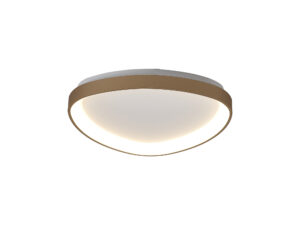 Ceiling Lighting - Mantra Niseko II Triangular Ceiling 42cm 38W LED 2700K-5000K Tuneable 2500lm Gold (M8631)