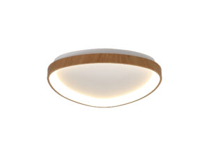 Ceiling Lighting - Mantra Niseko II Triangular Ceiling 42cm 38W LED 2700K-5000K Tuneable 2500lm Wood (M8632)