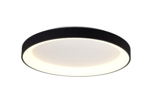 Ceiling Lighting - Mantra Niseko II Ring Ceiling 78cm 58W LED 2700K-5000K Tuneable 4700lm Black (M8640)