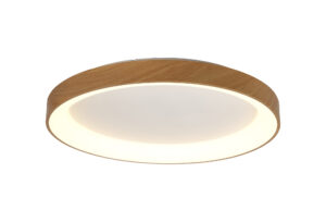 Ceiling Lighting - Mantra Niseko II Ring Ceiling 78cm 58W LED 2700K-5000K Tuneable 4700lm Wood (M8644)