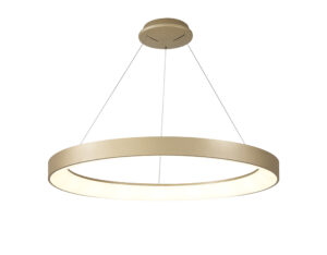 Ceiling Pendants - Mantra Niseko II Ring Pendant 90cm 66W LED 2700K-5000K Tuneable 5440lm Gold (M8647)