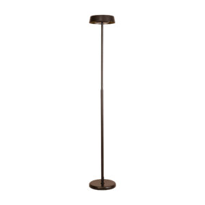 Floor Lamps - Mantra Noa II Floor Lamp 2 Light 15W Down 15W Up LED 3000K 2800lm Touch Dimmer Black (M8567)