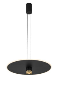 Ceiling Pendants - Mantra Nomada 58cm Pendant 42W LED 3000K 1500lm Sand Black/Painted Gold (M8982)