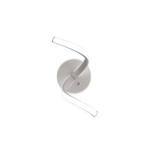 Wall Lighting - Mantra Nur Wall Lamp 10W LED 3000K 850lm Dimmable Silver/Frosted Acrylic/Polished Chrome (M5000)