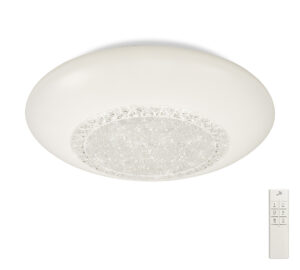 Ceiling Lighting - Mantra Opera Flush Fitting 52cm Round 40W LED 3000K-6500K Tuneable White 2800lm White (M6236)