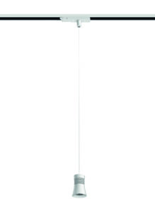 Ceiling Pendants - Mantra Pagoda Pendant For Track 12.5W LED 4000K 1050lm White (M7781)