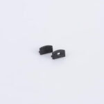 Arc LED Pair of End Caps for Arc LED Flat Profile (Black) (ARC-FLATENDBLK)