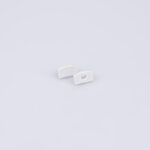 Arc LED Pair of End Caps for Arc LED Flat Profile (Silver) (ARC-FLATENDSIL)