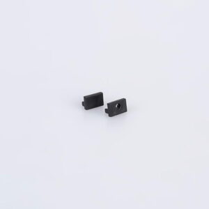 Pair of End Caps for Arc LED Micro LED Profile (Black) (ARC-MICENDBLK)