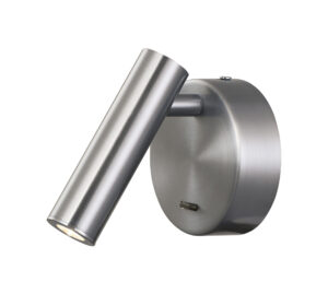Wall Lighting - Mantra Prea Wall/Reading Light 3W LED 3000K 210lm Switched Satin Nickel (M6076)