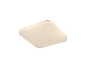 Ceiling Lighting - Mantra Quatro II Flush Fitting Square 30cm 30W LED 3000K 1800lm White (M6240)