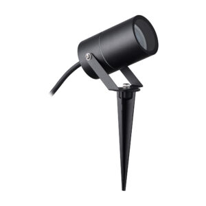 Wall Lighting - Mantra Quebec Spike/Wall Light 1 x GU10 IP65 Black (M8155)