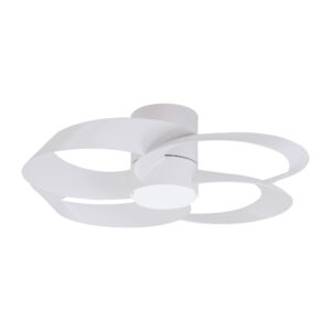 Ceiling Fans - Mantra Rose 65cm 24W LED Dimmable Ceiling Light With Built-In 22W DC Reversible Fan 2700-5000K White (M8705)
