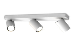 Spotlights - Mantra Sal Linear 3 Light Spotlight GU10 Matt White (M6281)