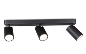 Spotlights - Mantra Sal Linear 3 Light Spotlight GU10 Matt Black (M6711)