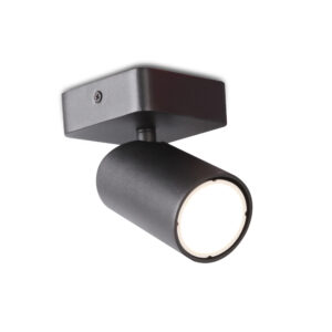 Spotlights - Mantra Sal 1 Light Spotlight GU10 Matt Black (M6713)