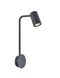 Wall Lighting - Mantra Sal Wall Lamp 1 Light GU10 Matt Black (M7518)