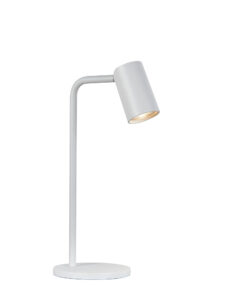 Table Lamps - Mantra Sal Small Table Lamp With Inline Switch 1 Light GU10 Matt White (M7520)