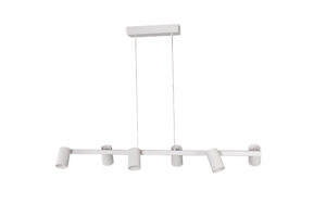 Ceiling Pendants - Mantra Sal 6 Light Linear Pendant Spotlight GU10 Matt White (M8297)