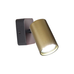 Wall Lighting - Mantra Sal 1 Light Wall Light GU10 Satin Gold/Matt Black (M8490)