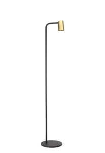 Floor Lamps - Mantra Sal Floor Lamp 1 Light GU10 Satin Gold/Matt Black (M8493)