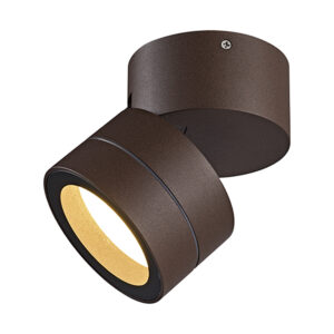 Ceiling Lighting - Mantra Saler Adjustable Ceiling Spotlight/Wall Light 1 Light GX53 (Not Included) Rust Brown IP65 (M9103)
