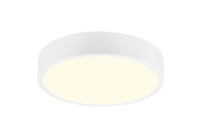 Ceiling Lighting - Mantra Saona 12cm Round LED Surface Flush Fitting 8W 3000K 680lm Matt White/Frosted Acrylic (M6620)