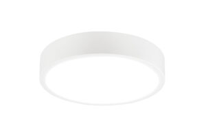 Ceiling Lighting - Mantra Saona 12cm Round LED Surface Flush Fitting 8W 4000K 720lm Matt White/Frosted Acrylic (M6621)
