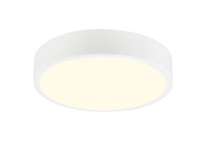 Ceiling Lighting - Mantra Saona 17cm Round LED Surface Flush Fitting 14W 3000K 1190lm Matt White/Frosted Acrylic (M6622)