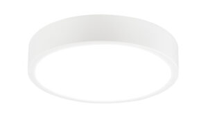 Ceiling Lighting - Mantra Saona 30cm Round LED Surface Flush Fitting 30W 4000K 2700lm Matt White/Frosted Acrylic (M6627)