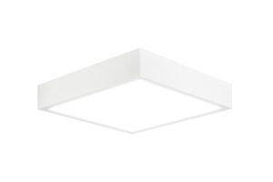 Ceiling Lighting - Mantra Saona 12cm Square LED Surface Flush Fitting 8W 4000K 720lm Matt White/Frosted Acrylic (M6629)
