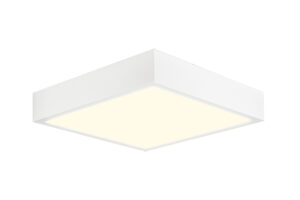 Ceiling Lighting - Mantra Saona 17cm Square LED Surface Flush Fitting 14W 3000K 1190lm Matt White/Frosted Acrylic (M6630)
