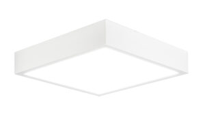Ceiling Lighting - Mantra Saona 30cm Square LED Surface Flush Fitting 30W 4000K 2700lm Matt White/Frosted Acrylic (M6635)