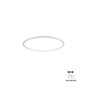 Ceiling Lighting - Mantra Slim CCT Ceiling 25cm Round 16W LED On Board CCT Switch 3000/4000/5000K 1300lm White (M8690)