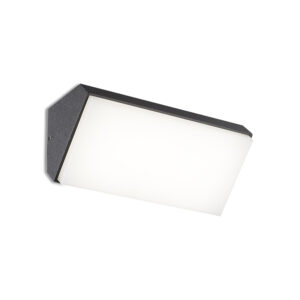 Wall Lighting - Mantra Solden Horizontal Wall Lamp 9W LED 3000K 773lm IP65 Dark Grey (M7070)