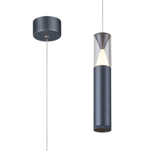 Ceiling Pendants - Mantra Spark Pendant 7W LED 3000K 530lm Dark Grey (M8967)