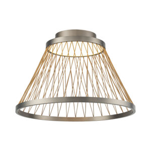 Ceiling Lighting - Mantra Spider 50cm Ceiling Light 43W LED 3000K 2800lm Matt Brushed Grey/Brown (M8981)
