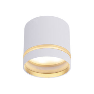 Spotlights - Mantra Split 8.4cm Spotlight Round 1 Light GX53 (Max 12W Not Included) White (M8658)