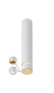 Spotlights - Mantra Split 4cm Spotlight 1 Light 35mm GU10 (GU11) (Not Included) White (M8882)