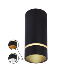 Spotlights - Mantra Split 6cm Spotlight 1 Light GU10 (Not Included) Black (M8885)