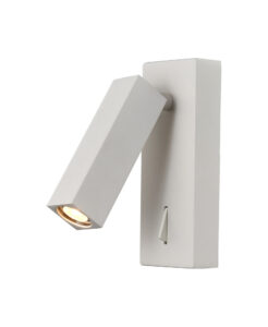 Wall Lighting - Mantra Tarifa Wall/Reading Light Adjustable 3W LED 3000K 210lm Switched White (M6070)