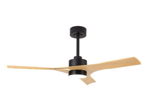 Ceiling Fans - Mantra Thai 122cm 30W LED Dimmable Ceiling Light With Built-In 35W DC Fan 2700-5000K Black/Wood (M8716)