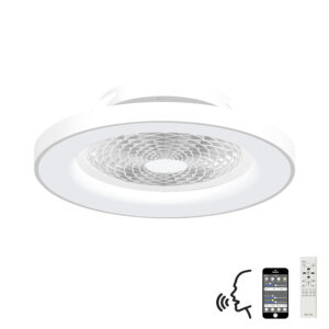 Ceiling Fans - Mantra Tibet 65cm 70W LED Dimmable Ceiling Light With 35W DC Reversible Fan White (M7123)